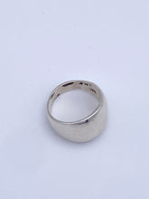 Load image into Gallery viewer, Wide Modernist Sterling Ring