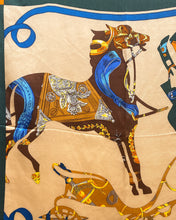 Load image into Gallery viewer, Green Equestrian Scarf
