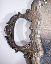 Load image into Gallery viewer, Vintage Silver Plated Copper Tray