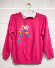 Load image into Gallery viewer, Vintage Pink Sweatshirt with Bouquet (M)

