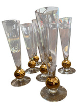 Load image into Gallery viewer, Orrefors Noble Champagne Flute set of Seven