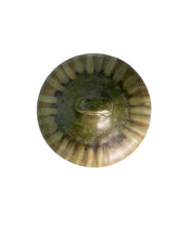 Load image into Gallery viewer, Whimsical Green and White Canistor