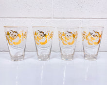 Load image into Gallery viewer, Vintage Set of 4 Rose Glasses