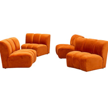 Load image into Gallery viewer, Burnt Orange Chic Circle Sofa