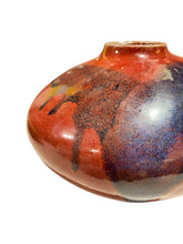 Load image into Gallery viewer, Red Blue Glaze Stoneware Studio Pottery