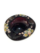 Load image into Gallery viewer, Hand Painted Amethyst Venetian Ashtray