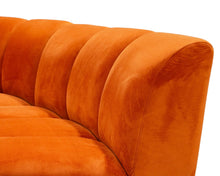 Load image into Gallery viewer, Burnt Orange Chic Circle Sofa