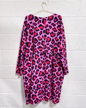 Load image into Gallery viewer, Pink Animal Print Curvature Dress (XL)