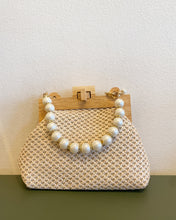 Load image into Gallery viewer, Woven Purse with Pearl Strap #2