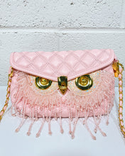 Load image into Gallery viewer, Pink Quilted Owl Purse