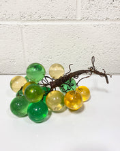 Load image into Gallery viewer, Vintage Gold and Green Lucite Grapes