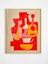 Load image into Gallery viewer, Still life in 1968 guitar and bowl