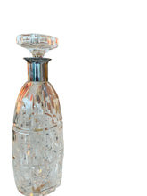 Load image into Gallery viewer, London Crystal Decanter with Silver Trim