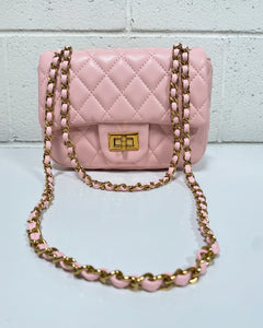 Quilted Pink Purse
