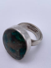 Load image into Gallery viewer, Charles Albert Sterling Ring with Turquoise Stone