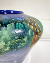 Load image into Gallery viewer, Large Cobalt Blue Glazed Vase