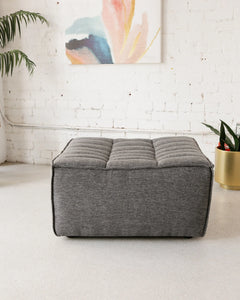 The Juno Modular Two-Piece and Ottoman Sectional