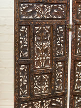 Load image into Gallery viewer, Vintage Hand Carved Teak Room Divider