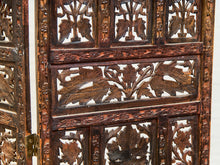 Load image into Gallery viewer, Vintage Hand Carved Teak Room Divider