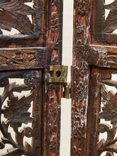 Load image into Gallery viewer, Vintage Hand Carved Teak Room Divider