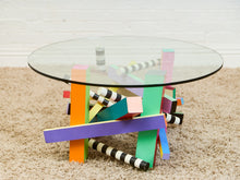 Load image into Gallery viewer, Post Modern Memphis Style Vintage Coffee Table