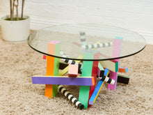 Load image into Gallery viewer, Post Modern Memphis Style Vintage Coffee Table