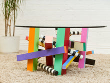 Load image into Gallery viewer, Post Modern Memphis Style Vintage Coffee Table
