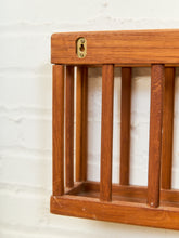 Load image into Gallery viewer, Danish Modern Teak Magazine Holder