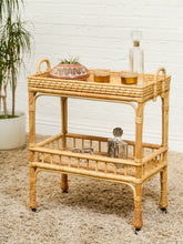 Load image into Gallery viewer, Rattan Bar Table