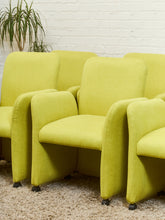 Load image into Gallery viewer, Set of 6 Chicklet Style Newly upholstered Post Modern Chairs