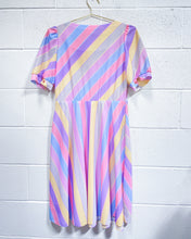 Load image into Gallery viewer, Vintage Pastel Stripe Dress (10P)