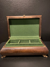 Load image into Gallery viewer, Large Elegant Jewelry Box with Brass Claw Foot