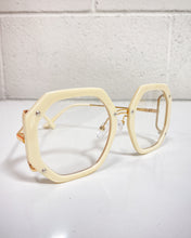Load image into Gallery viewer, Cream Frame Glasses