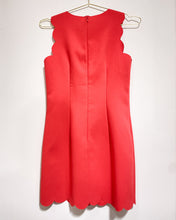 Load image into Gallery viewer, J. Crew Coral Scalloped Shift Dress (0)