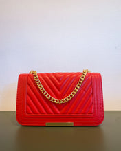 Load image into Gallery viewer, Red Quilted Purse