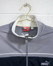 Load image into Gallery viewer, Grey and Black Puma Track Jacket (L) - As Found