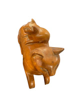 Load image into Gallery viewer, Wood Carved Cat Box
