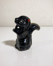 Load image into Gallery viewer, Vintage Black Ceramic Skunk Figurine
