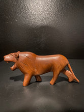 Load image into Gallery viewer, Carved Teak Wood Lion