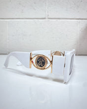 Load image into Gallery viewer, Rectangular White Sunnies