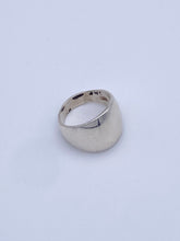 Load image into Gallery viewer, Wide Modernist Sterling Ring