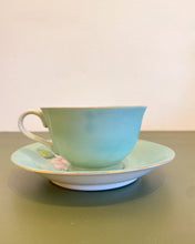 Load image into Gallery viewer, Vintage Floral Teacup and Saucer