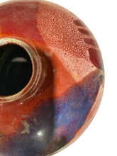 Load image into Gallery viewer, Red Blue Glaze Stoneware Studio Pottery