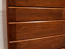 Load image into Gallery viewer, Restored Highboy Sleek Walnut Dresser