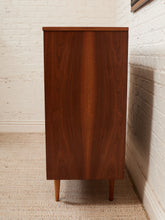 Load image into Gallery viewer, Restored Highboy Sleek Walnut Dresser