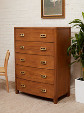 Load image into Gallery viewer, Vintage Highboy Mahogany Dresser