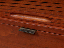 Load image into Gallery viewer, Vintage Secretary Highboy Tambour desk