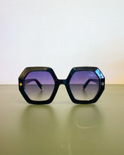 Load image into Gallery viewer, Black Octagonal Sunnies