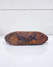 Load image into Gallery viewer, Vintage Carved Wood Ovular Tray with Swirls