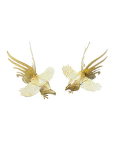 Load image into Gallery viewer, Mid Century Brass Fighting Roosters